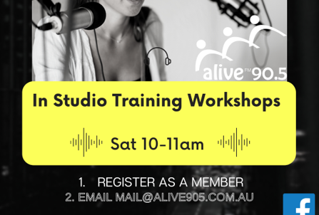 Promoting in studio workshops